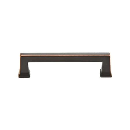 Emtek Alexander 4 Inch Center to Center Handle Cabinet Pull from the Art Deco Collection - 10 Pack Oil Rubbed Bronze