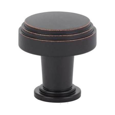 Emtek Newport 1-5/8 Inch Mushroom Cabinet Knob from the Art Deco Collection - 25 Pack Oil Rubbed Bronze