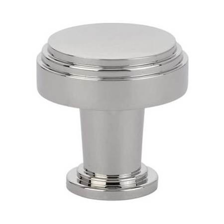 Emtek Newport 1-5/8 Inch Mushroom Cabinet Knob from the Art Deco Collection Satin Nickel