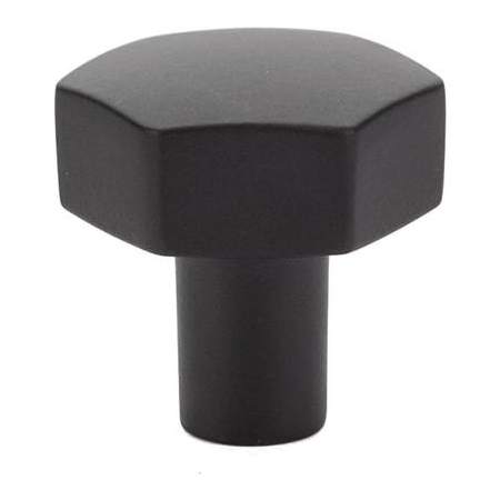 Emtek Mod Hex 1-1/8 Inch Geometric Cabinet Knob from the Urban Modern Collection Flat Black