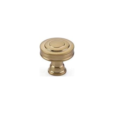 Emtek Glendon 1-1/4 Inch Mushroom Cabinet Knob from the Transitional Heritage Collection Satin Brass