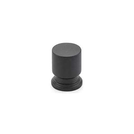 Emtek Prosser 1 Inch Cylindrical Cabinet Knob from the Transitional Heritage Collection Flat Black