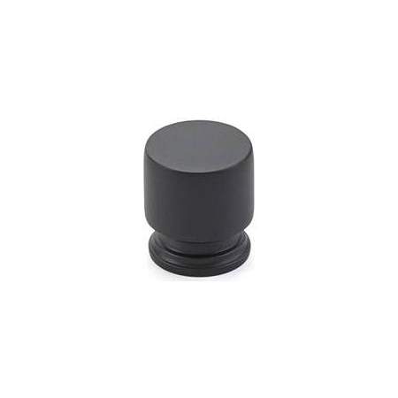 Emtek Prosser 1-1/4 Inch Cylindrical Cabinet Knob from the Transitional Heritage Collection Flat Black