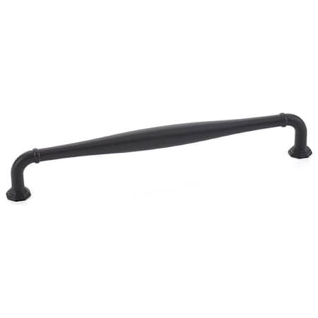 Emtek Blythe 8 Inch Center to Center Handle Cabinet Pull from the Transitional Heritage Collection Flat Black
