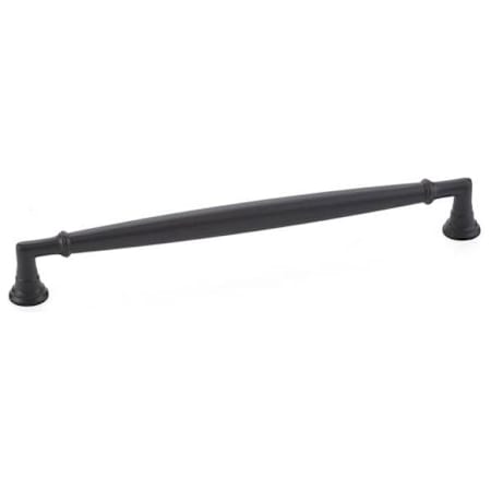 Emtek Westwood 8 Inch Center to Center Handle Cabinet Pull from the Transitional Heritage Collection Flat Black