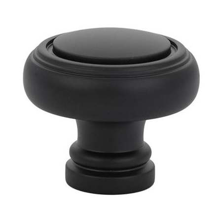 Emtek Norwich 1-1/4 Inch Mushroom Cabinet Knob from the Traditional Collection Flat Black