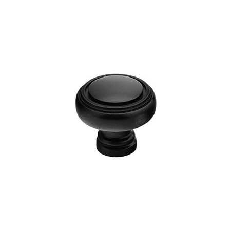 Emtek Norwich 1-5/8 Inch Mushroom Cabinet Knob from the Traditional Collection Flat Black