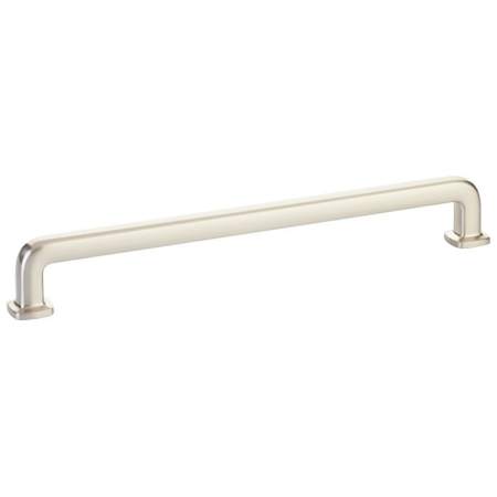 Emtek Westridge 8 Inch Center to Center Handle Cabinet Pull from the Timeless Classic Collection Satin Nickel