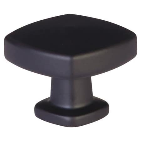 Emtek Kenter 1-1/4 Inch Square Cabinet Knob from the Timeless Classic Collection Flat Black