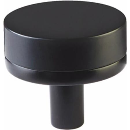Emtek Smooth 1-1/4 Inch Mushroom Cabinet Knob with Conical Stem from the SELECT Collection Flat Black / Flat Black Stem