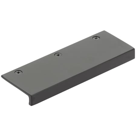 Emtek Rustic Modern 4-1/2 Inch Center to Center Finger Cabinet Pull from the Sandcast Bronze Collection Flat Black Bronze