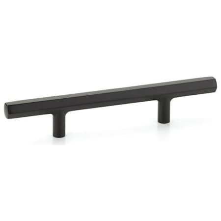 Emtek Mod Hex 6 Inch Center to Center Extended Bar Cabinet Pull from the Urban Modern Collection Flat Black
