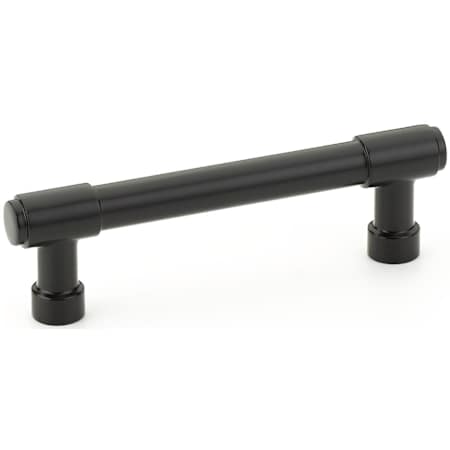 Emtek Jasper 3-1/2 Inch Center to Center Bar Cabinet Pull from the Industrial Modern Collection Flat Black