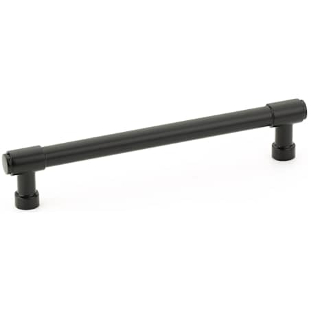 Emtek Jasper 6 Inch Center to Center Bar Cabinet Pull from the Industrial Modern Collection Flat Black