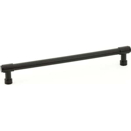 Emtek Jasper 8 Inch Center to Center Bar Cabinet Pull from the Industrial Modern Collection Flat Black