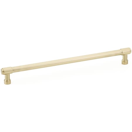 Emtek Jasper 10 Inch Center to Center Bar Cabinet Pull from the Industrial Modern Collection Satin Brass