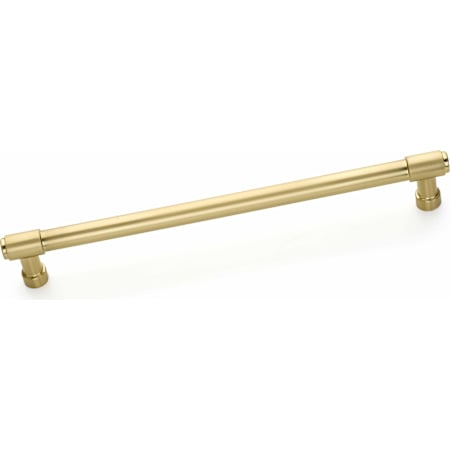 Emtek Jasper 12 Inch Center to Center Bar Cabinet Pull from the Industrial Modern Collection Satin Brass