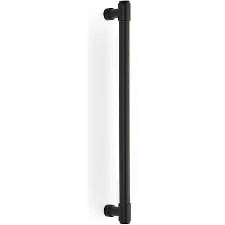 Emtek Jasper 12 Inch Center to Center Bar Appliance Pull from the Industrial Modern Collection Flat Black