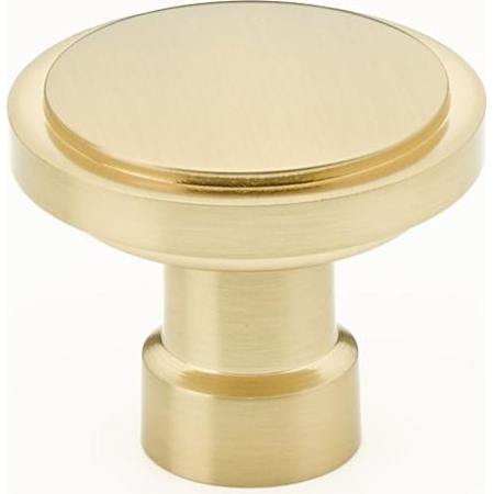 Emtek Haydon 1-3/4 Inch Mushroom Cabinet Knob from the Industrial Modern Collection Satin Brass