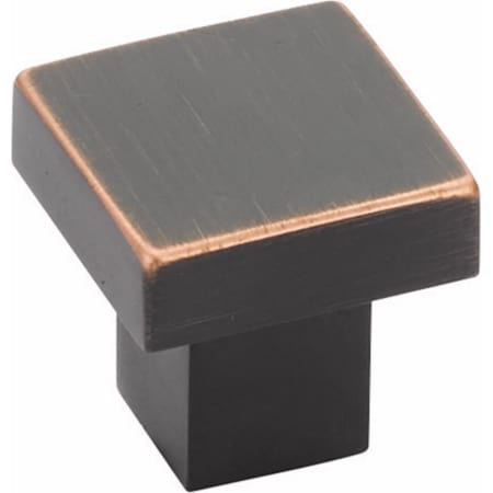 Emtek Hunter 1-1/4 Inch Square Cabinet Knob Oil Rubbed Bronze