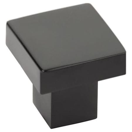 Emtek Hunter 1-1/4 Inch Square Cabinet Knob Flat Black