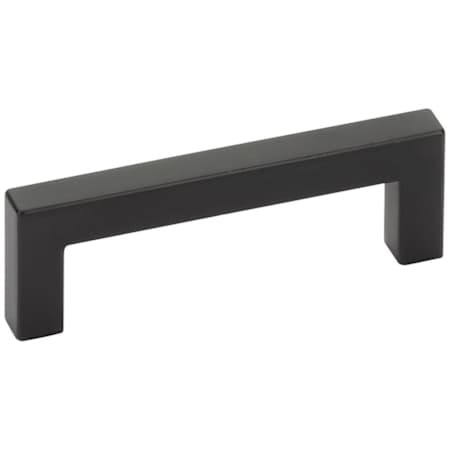 Emtek Warwick 12 Inch Center to Center Handle Cabinet Pull from the Modern Rectangular Collection Flat Black