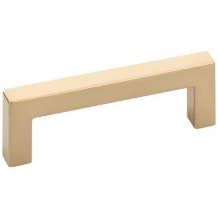 Emtek Warwick 12 Inch Center to Center Handle Cabinet Pull from the Modern Rectangular Collection Satin Brass