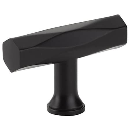 Emtek Tribeca 2 Inch Bar Cabinet Knob from the Art Deco Collection Flat Black