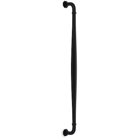 Emtek Blythe 18 Inch Center to Center Handle Appliance Pull from the Transitional Heritage Collection Flat Black