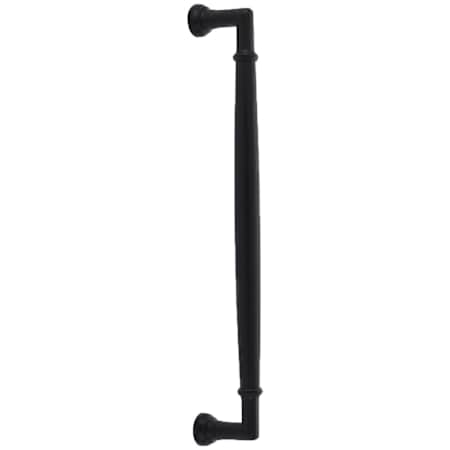 Emtek Westwood 12 Inch Center to Center Handle Appliance Pull from the Transitional Heritage Collection Flat Black