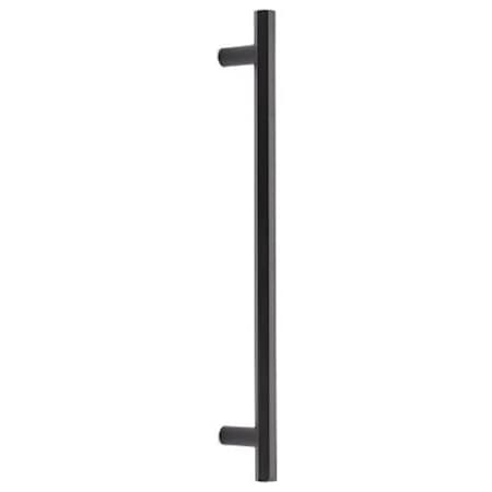 Emtek Mod Hex 18 Inch Center to Center Bar Appliance Pull from the Urban Modern Collection Flat Black
