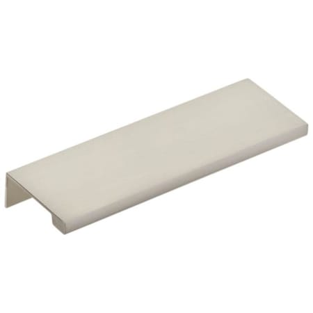 Emtek Modern Edge 4 Inch Center to Center Finger Cabinet Pull from the Contemporary Collection Satin Nickel