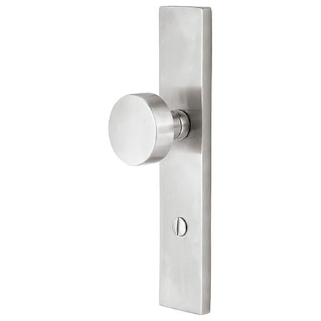 Emtek 10 Inch Stretto Passage Sideplate Entry Set from the Stainless Steel Collection Brushed Stainless Steel