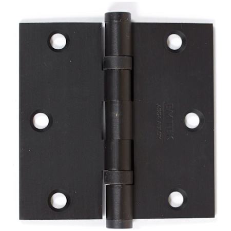 Emtek 3.5" x 3.5" Solid Brass Square Corner Ball Bearing Mortise Hinge - Pair Oil Rubbed Bronze