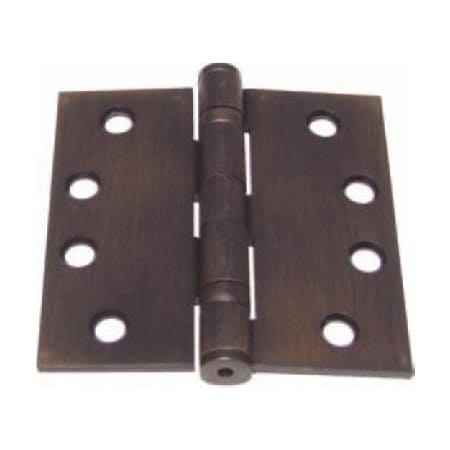 Emtek 5" x 5" Solid Brass Ball Bearing Square Corner Mortise Door Hinge - Pair Oil Rubbed Bronze