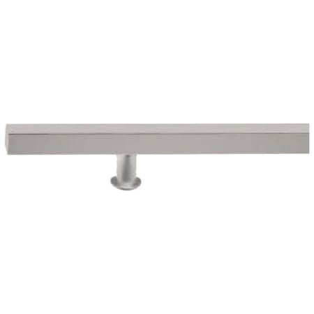 Emtek Square 72 Inch Center to Center Door Pull Set from the Stainless Steel Collection - Back to Back Mounting
 Brushed Stainless Steel