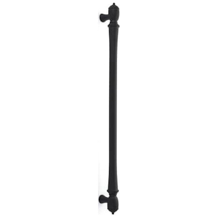 Emtek Spindle 18 Inch Center to Center Appliance Pull Set from the Traditional Collection - Back to Back Mounting Flat Black