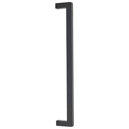 Emtek Warwick 12 Inch Center to Center Appliance Pull Set from the Modern Rectangular Collection - Back to Back Mounting
 Flat Black