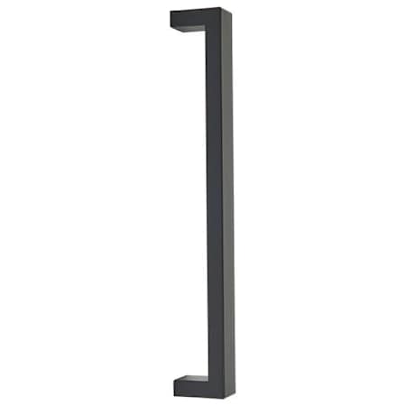 Emtek Keaton 12 Inch Center to Center Appliance Pull Set from the Modern Rectangular Collection - Back to Back Mounting Flat Black