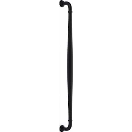 Emtek Blythe 18 Inch Center to Center Appliance Pull Set from the Transitional Heritage Collection - Back to Back Mounting
 Flat Black