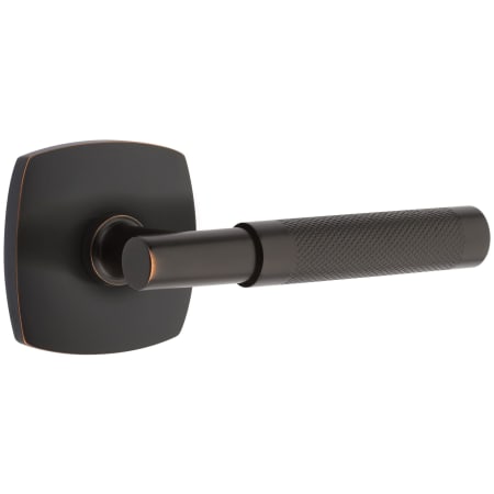 Emtek-C510KN-T-Bar Stem with Urban Modern Rose in Oil Rubbed Finish