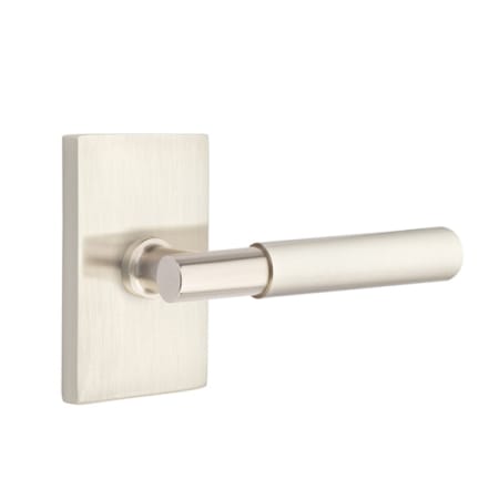 Emtek-C520MYL-Myles lever with Modern Rectangular Rosette