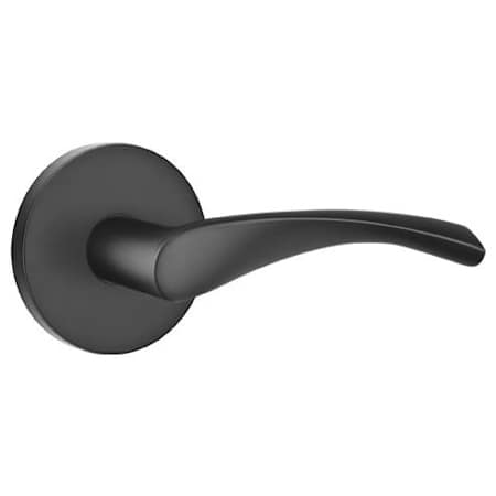 Emtek Triton Brass Modern Privacy Door Leverset with the Concealed Screws Flat Black