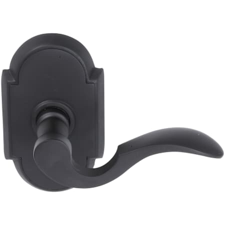 Emtek Cortina Brass Modern Privacy Door Leverset with the Concealed Screws Flat Black