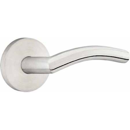 Emtek Dresden Stainless Steel Passage Door Leverset with the Concealed Screws Brushed Stainless Steel