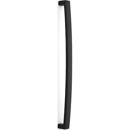 Emtek Bauhaus 18 Inch Center to Center Handle Appliance Pull Flat Black