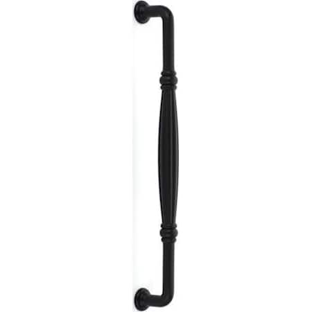 Emtek Tuscany Bronze Fluted 12 Inch Center to Center Handle Appliance Pull Flat Black Bronze