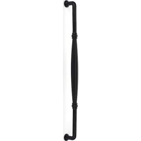 Emtek Tuscany Bronze Fluted 18 Inch Center to Center Handle Appliance Pull Flat Black Bronze