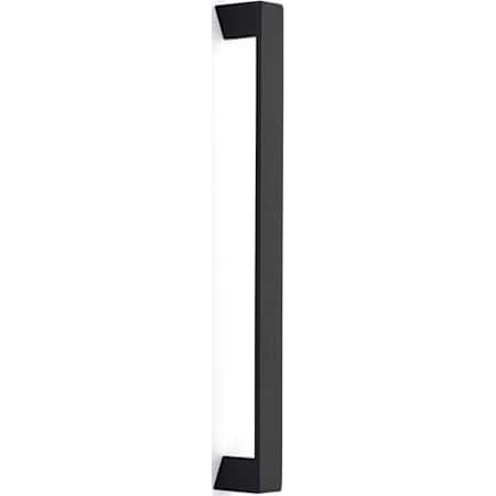 Emtek Trinity 12 Inch Center to Center Handle Appliance Pull Flat Black