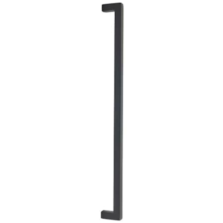 Emtek Rustic Modern 18 Inch Center to Center Handle Appliance Pull Flat Black Bronze